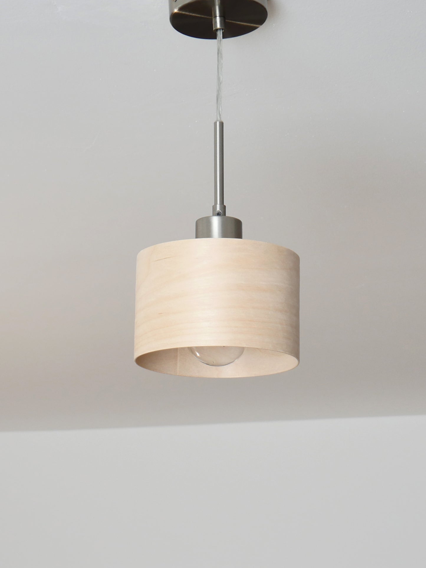 L24 B Handmade Birch wood veneer pendant Lamp
