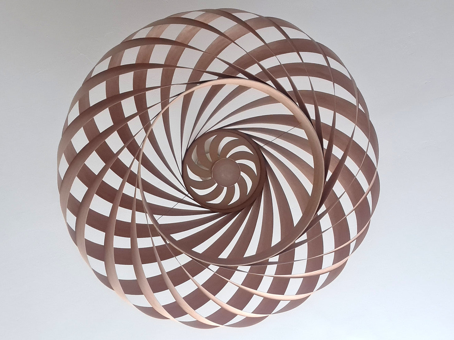 L06C, 80cm Handmade cherry veneer pendant lamp