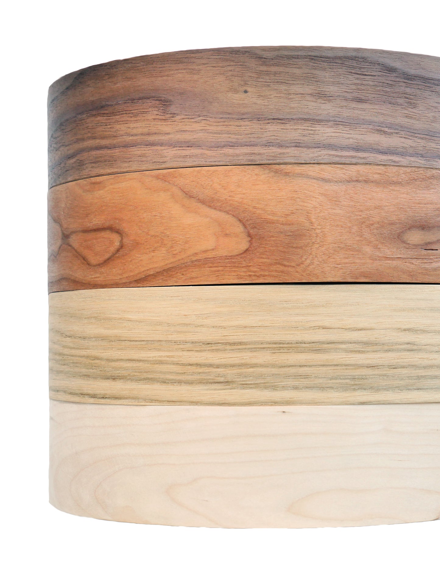 L24 D Handmade Oak wood veneer pendant Lamp