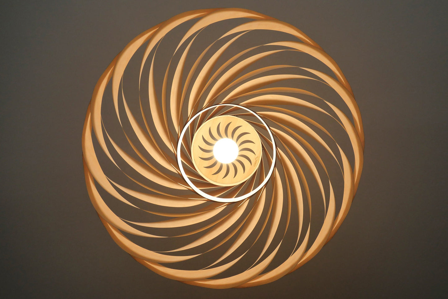 L21B, 60-80cm Handmade  birch wood pendant lamp