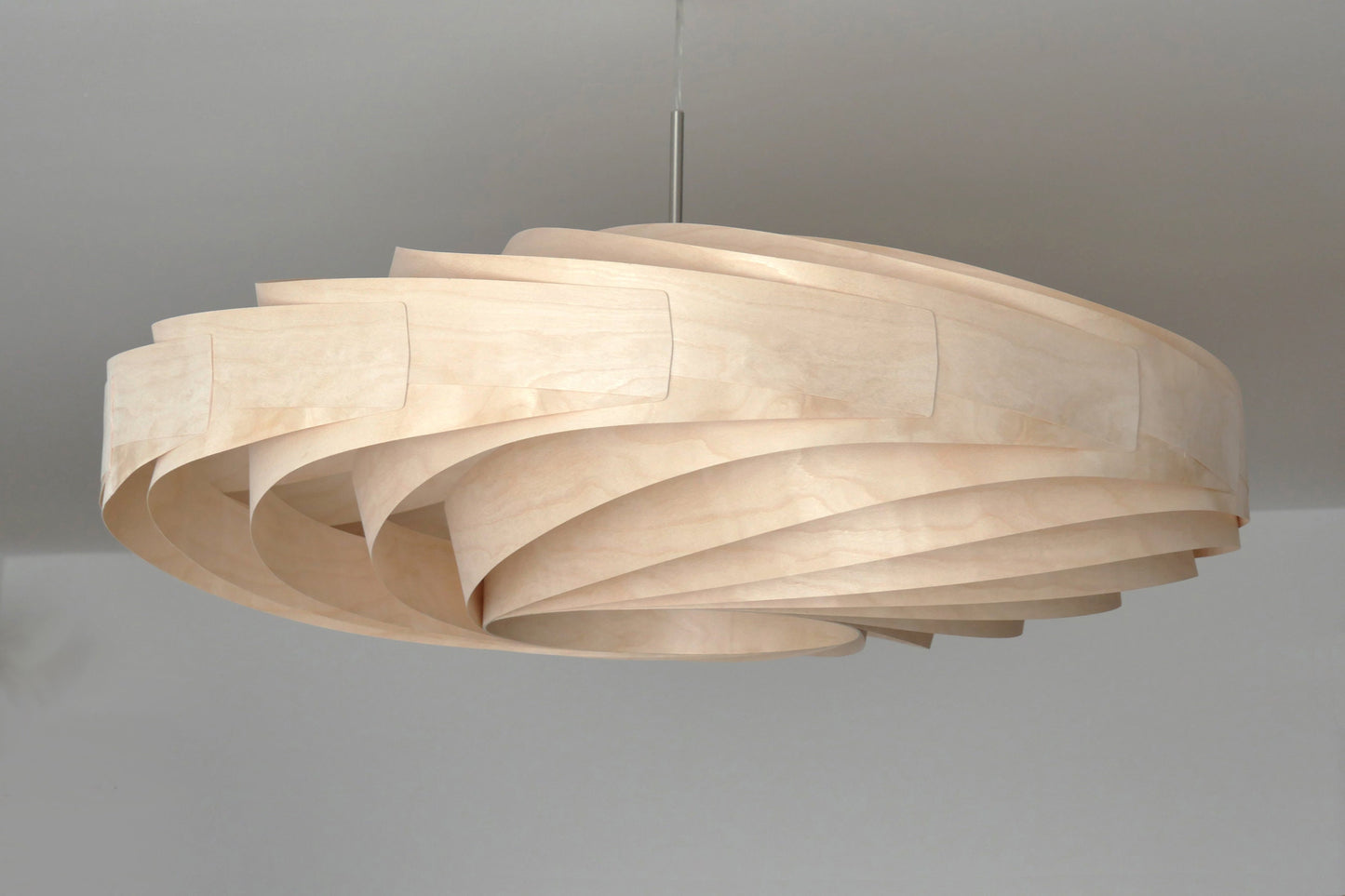 L21B, 60-80cm Handmade  birch wood pendant lamp